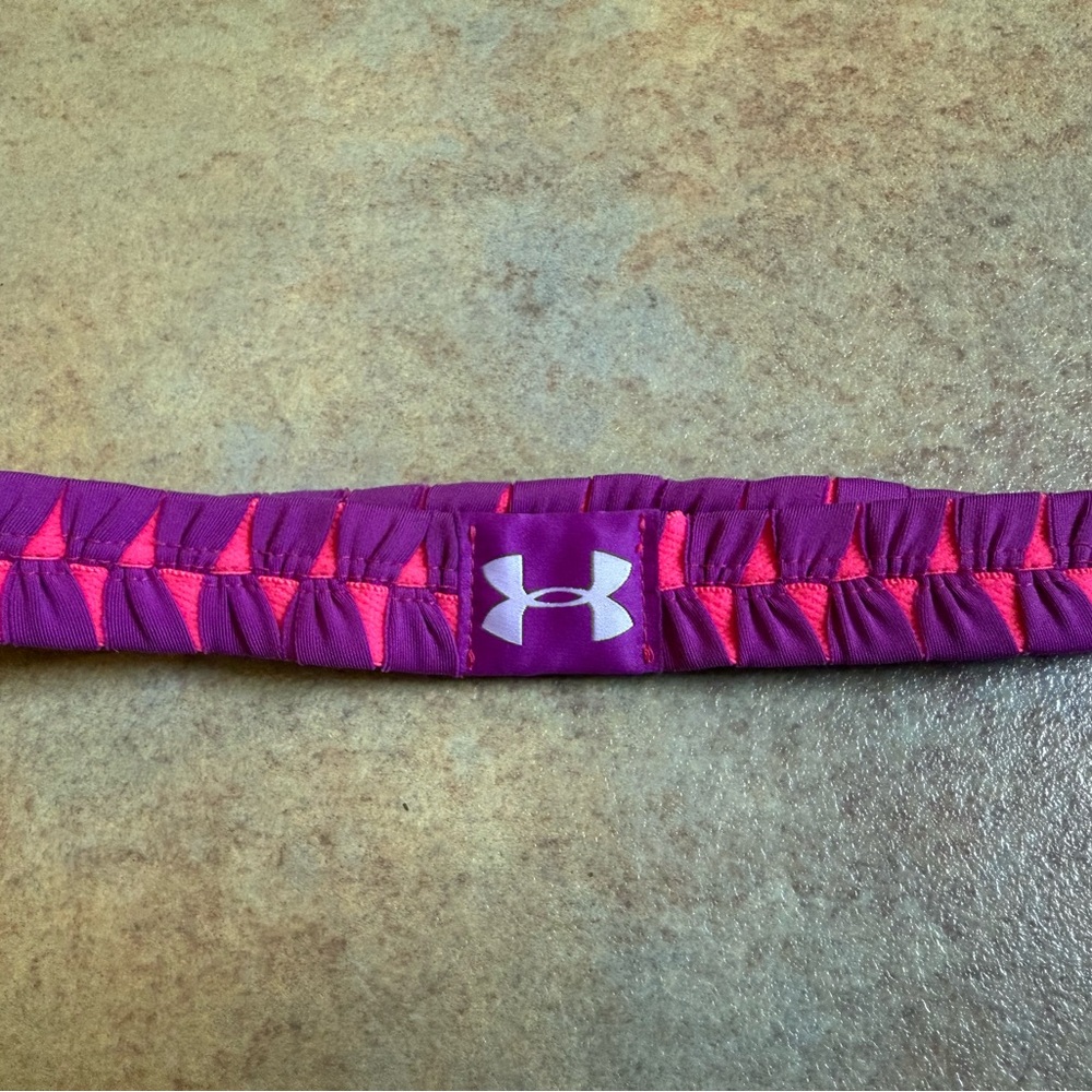 Under Armour Magenta and Fuchsia Headband